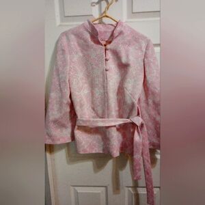 Vintage 1970s pink and glitter top